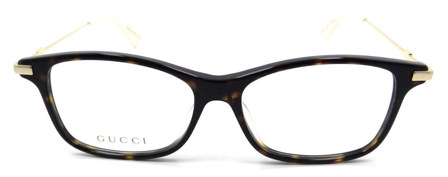 Gucci Eyeglasses Frames GG0513OA 005 53-15-145 Havana / Gold Made in Japan-889652237053-classypw.com-1