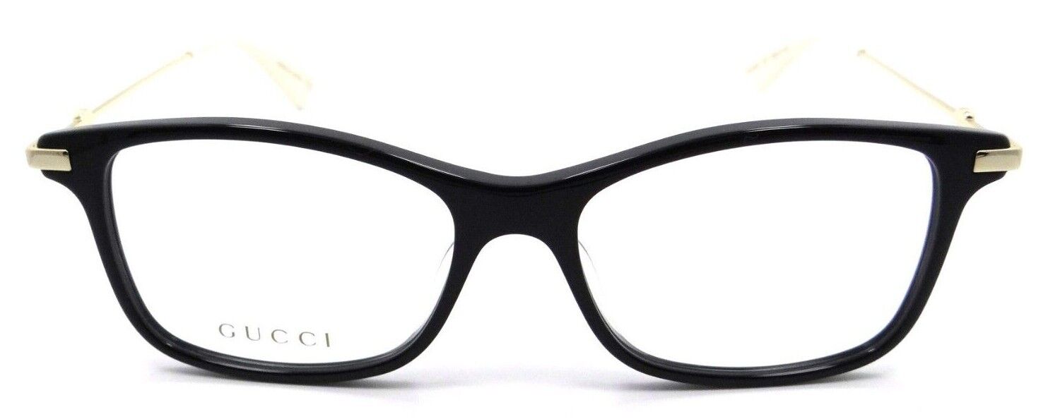 Gucci Eyeglasses Frames GG0513OA 007 55-17-145 Black / Gold Made in Japan-889652237091-classypw.com-1