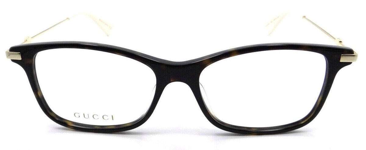 Gucci Eyeglasses Frames GG0513OA 008 55-17-145 Havana / Gold Made in Japan-889652237107-classypw.com-2