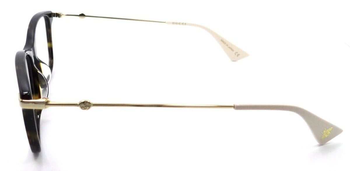Gucci Eyeglasses Frames GG0513OA 008 55-17-145 Havana / Gold Made in Japan-889652237107-classypw.com-3