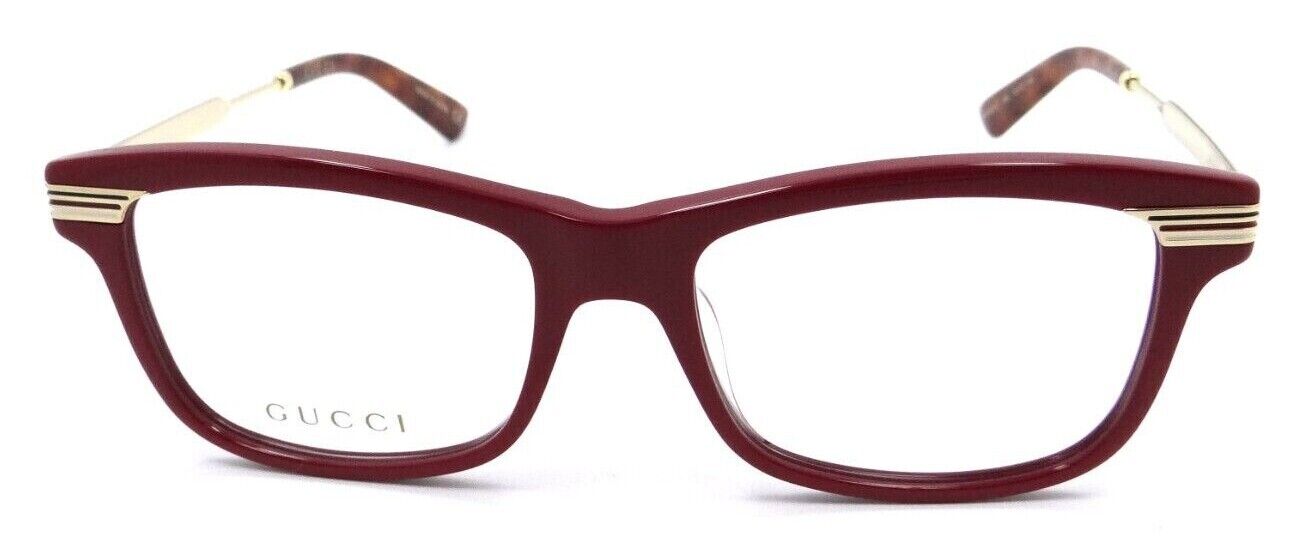 Gucci Eyeglasses Frames GG0524O 004 52-17-140 Burgundy / Gold Made in Japan-889652236285-classypw.com-2