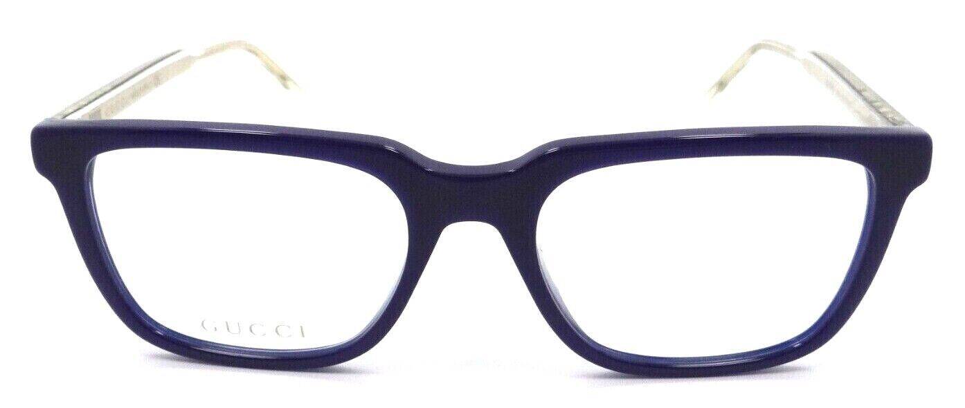 Gucci Eyeglasses Frames GG0560O 008 55-20-145 Blue / Crystal Made in Italy-889652257488-classypw.com-1