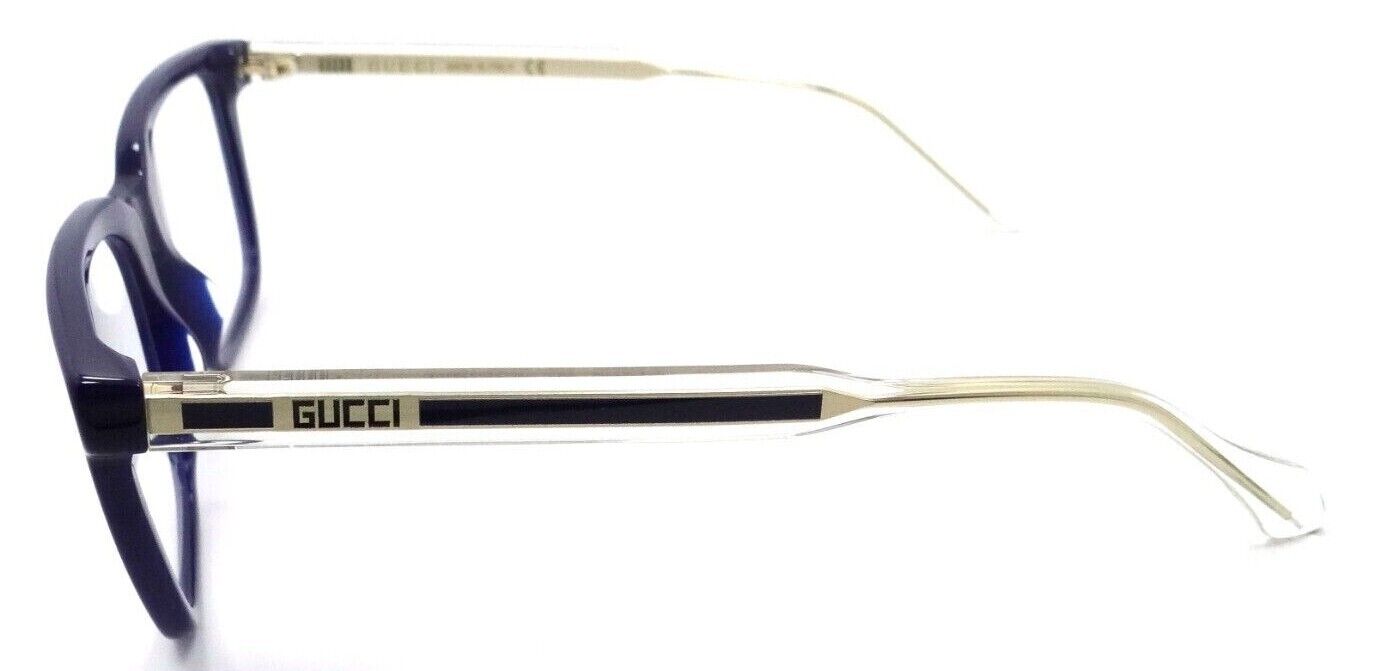 Gucci Eyeglasses Frames GG0560O 008 55-20-145 Blue / Crystal Made in Italy-889652257488-classypw.com-3