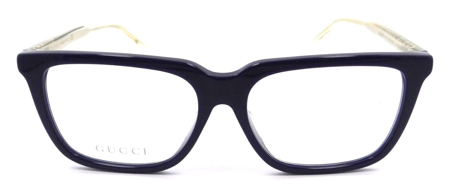 Gucci Eyeglasses Frames GG0560OA 004 55-16-145 Blue / Crystal Made in Italy-889652257402-classypw.com-2