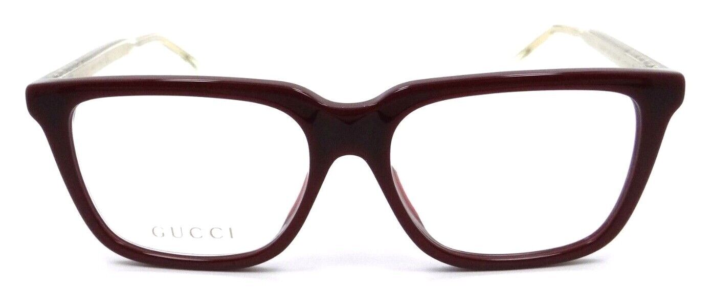 Gucci Eyeglasses Frames GG0560OA 007 53-16-140 Burgundy / Crystal Made in Italy-889652275055-classypw.com-1