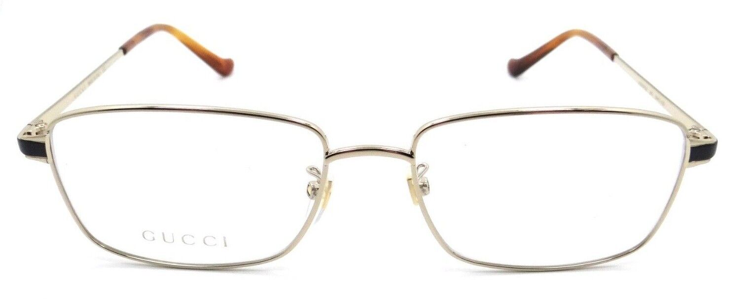 Gucci Eyeglasses Frames GG0576OK 005 56-17-150 Gold / Brown Made in Italy-889652264639-classypw.com-1