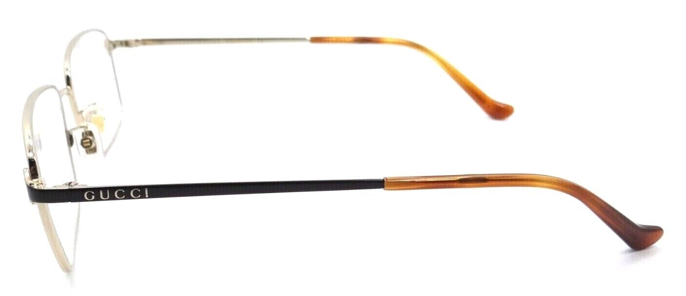 Gucci Eyeglasses Frames GG0576OK 005 56-17-150 Gold / Brown Made in Italy-889652264639-classypw.com-3