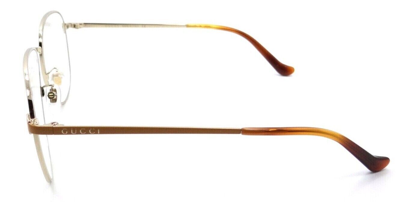 Gucci Eyeglasses Frames GG0577OA 003 57-15-140 Gold / Yellow Made in Italy-889652257808-classypw.com-3