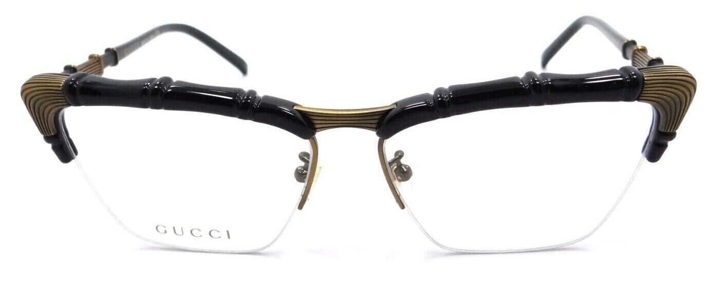 Gucci Eyeglasses Frames GG0660O 001 58-15-140 Black / Bronze Made in Japan-889652276618-classypw.com-2
