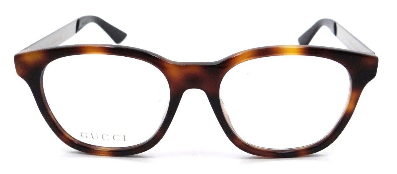 Gucci Eyeglasses Frames GG0690O 004 52-18-150 Havana / Ruthenium Made in Italy-889652279084-classypw.com-1
