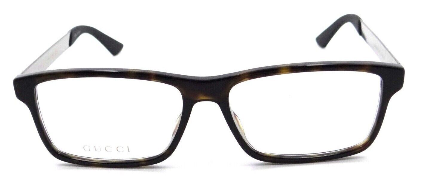 Gucci Eyeglasses Frames GG0692O 005 57-16-150 Havana / Green Made in Italy-889652277875-classypw.com-2