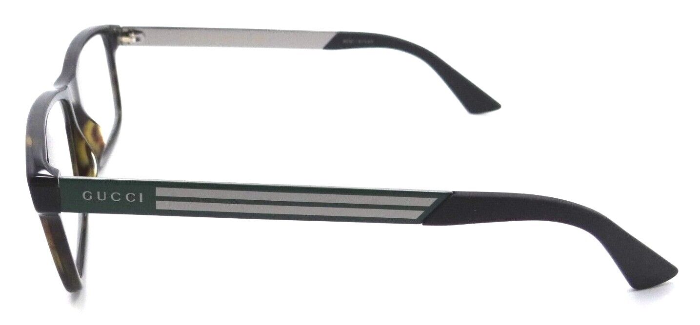 Gucci Eyeglasses Frames GG0692O 005 57-16-150 Havana / Green Made in Italy-889652277875-classypw.com-3