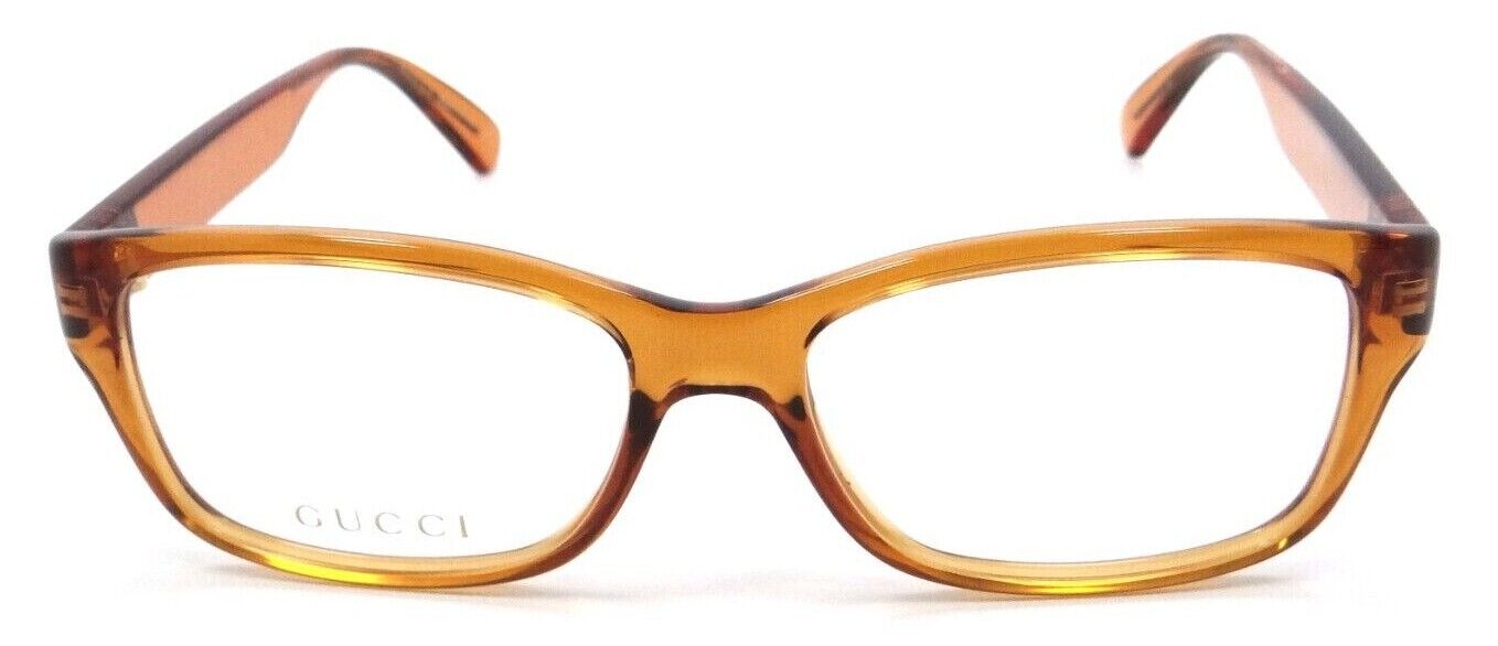 Gucci Eyeglasses Frames GG0716O 002 53-16-140 Orange Made in Italy-889652295688-classypw.com-1