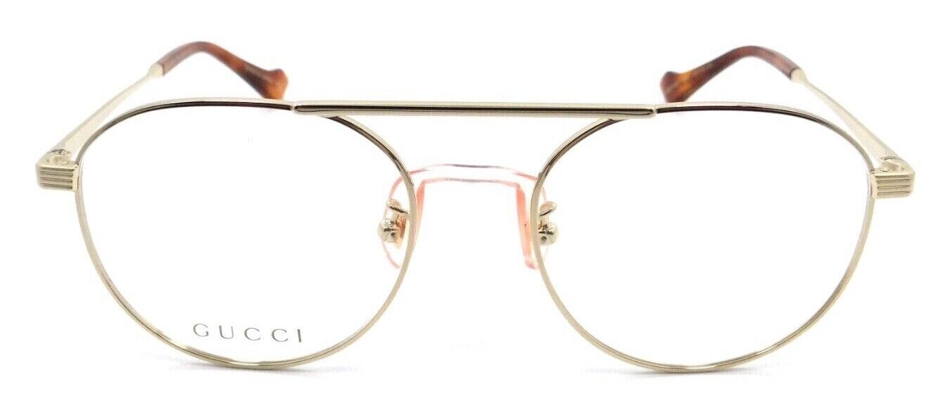 Gucci Eyeglasses Frames GG0744O 003 53-19-145 Gold Made in Japan-889652297002-classypw.com-1