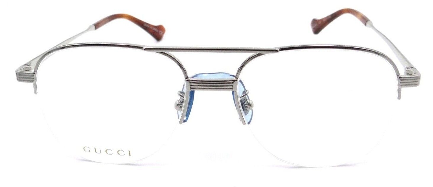Gucci Eyeglasses Frames GG0745O 003 54-17-145 Silver Made in Japan-889652296968-classypw.com-2