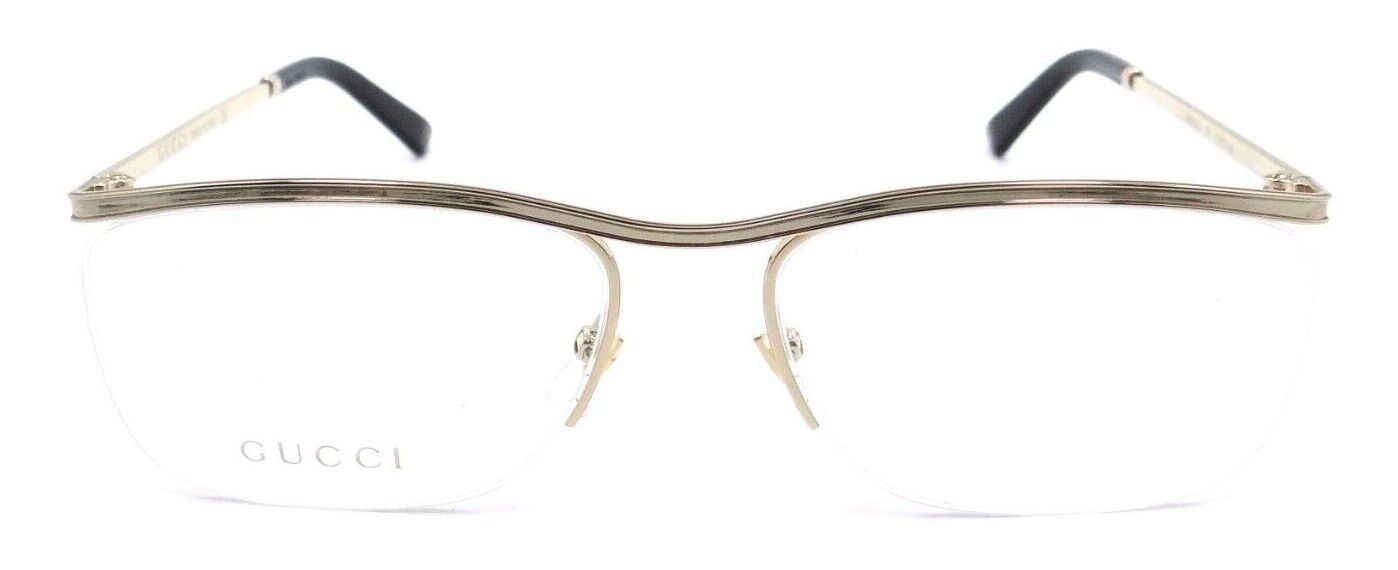 Gucci Eyeglasses Frames GG0823OA 001 57-17-145 Gold Made in Italy-889652310718-classypw.com-2