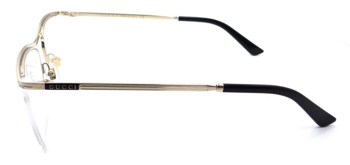 Gucci Eyeglasses Frames GG0823OA 001 57-17-145 Gold Made in Italy-889652310718-classypw.com-3