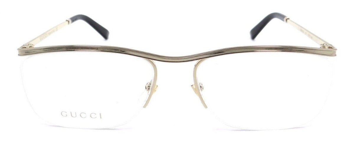 Gucci Eyeglasses Frames GG0823OA 001 57-17-145 Gold Made in Italy-889652310718-classypw.com-2