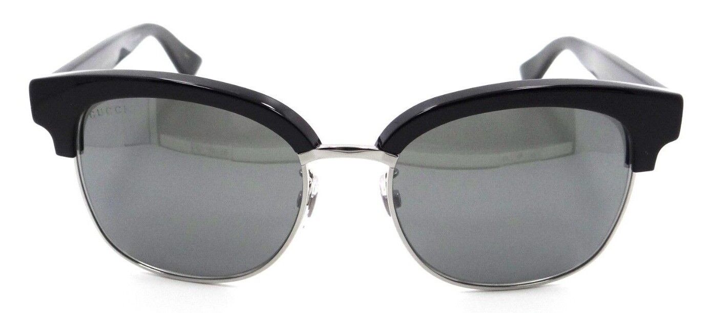 Gucci Sunglasses GG0056S 001 54-18-145 Black / Grey Made in Italy-889652050492-classypw.com-2