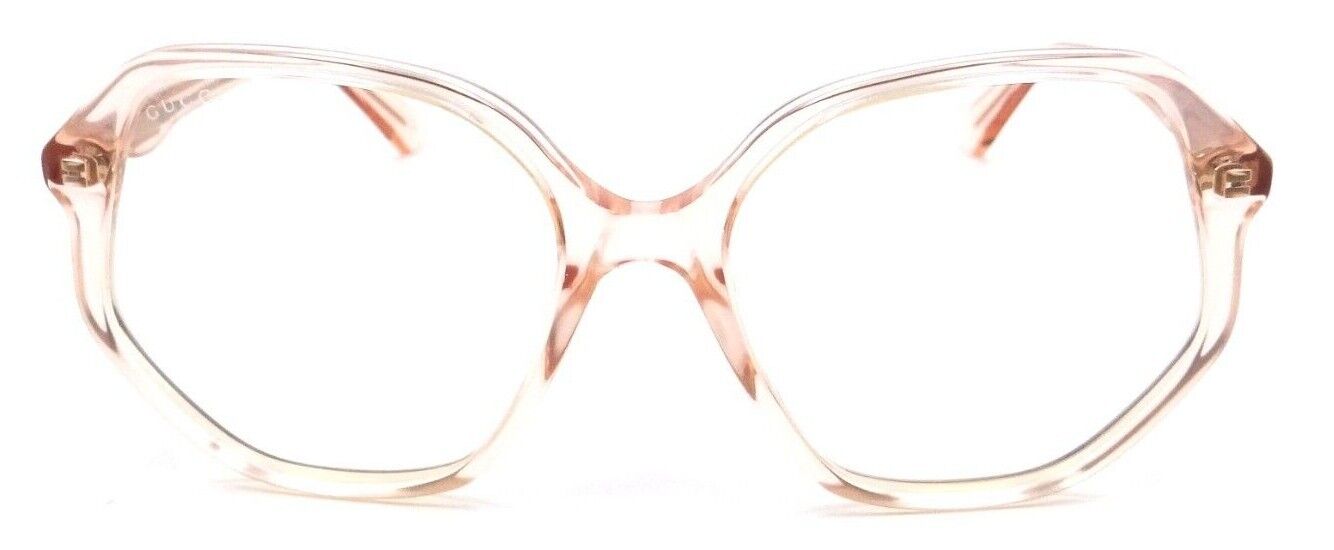 Gucci Sunglasses GG0258S 006 56-18-140 Orange Pink / Clear Made in Italy-889652124841-classypw.com-1