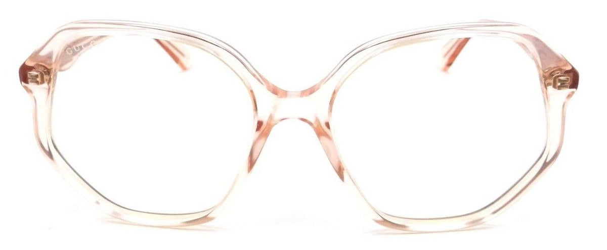 Gucci Sunglasses GG0258S 006 56-18-140 Orange Pink / Clear Made in Italy-889652124841-classypw.com-2
