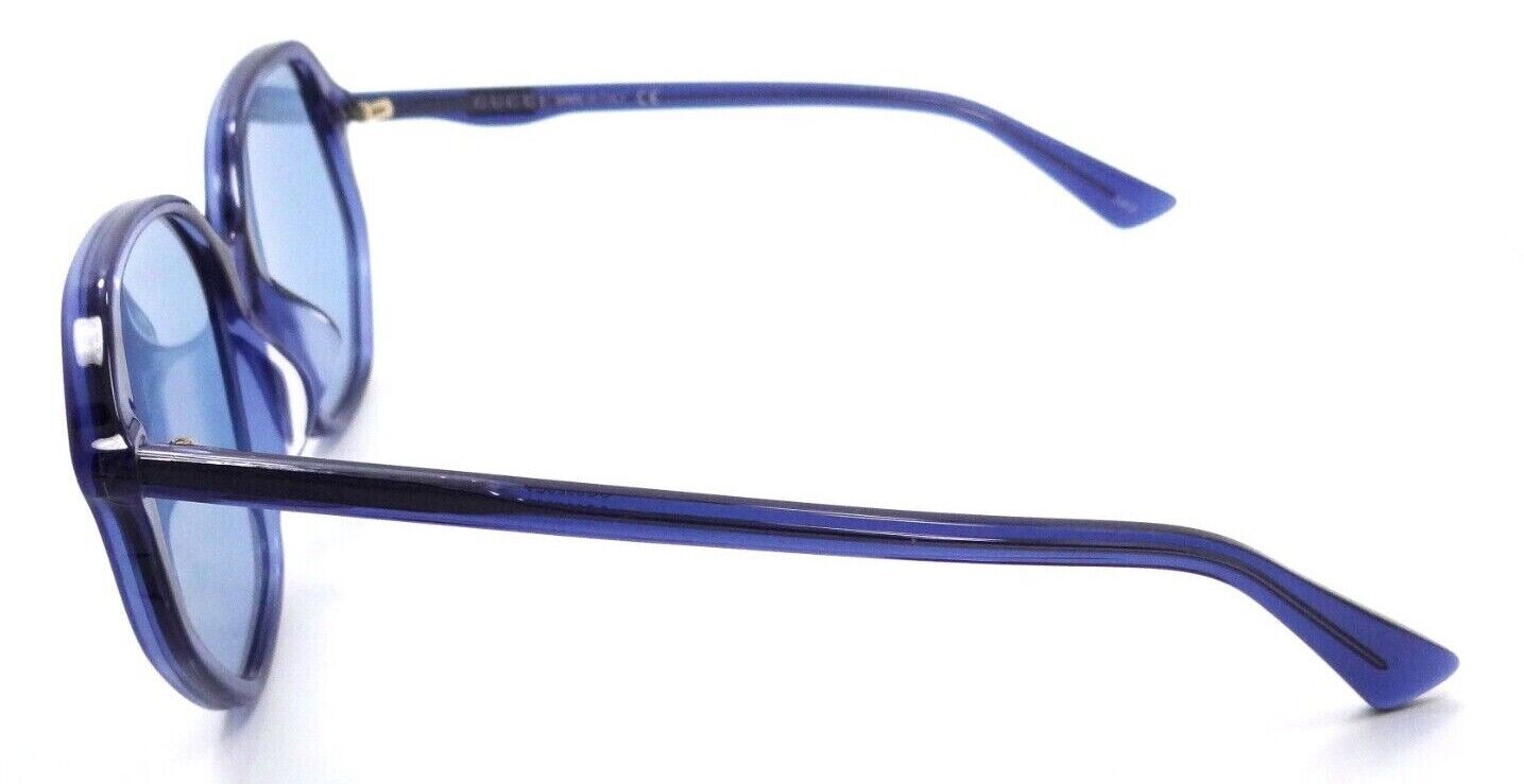 Gucci Sunglasses GG0258SA 003 59-16-145 Transparent Blue / Blue Made in Italy-889652124872-classypw.com-3