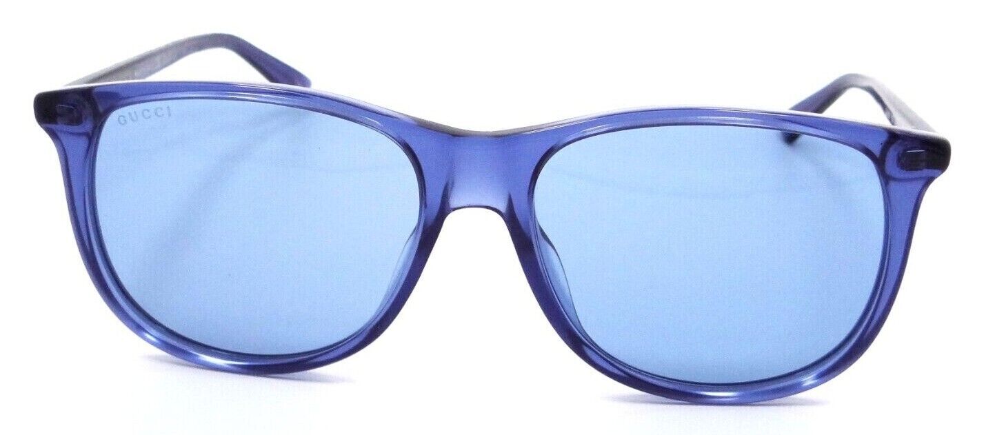 Gucci Sunglasses GG0263S 003 57-17-145 Transparent Blue / Blue Made in Italy-889652125244-classypw.com-2