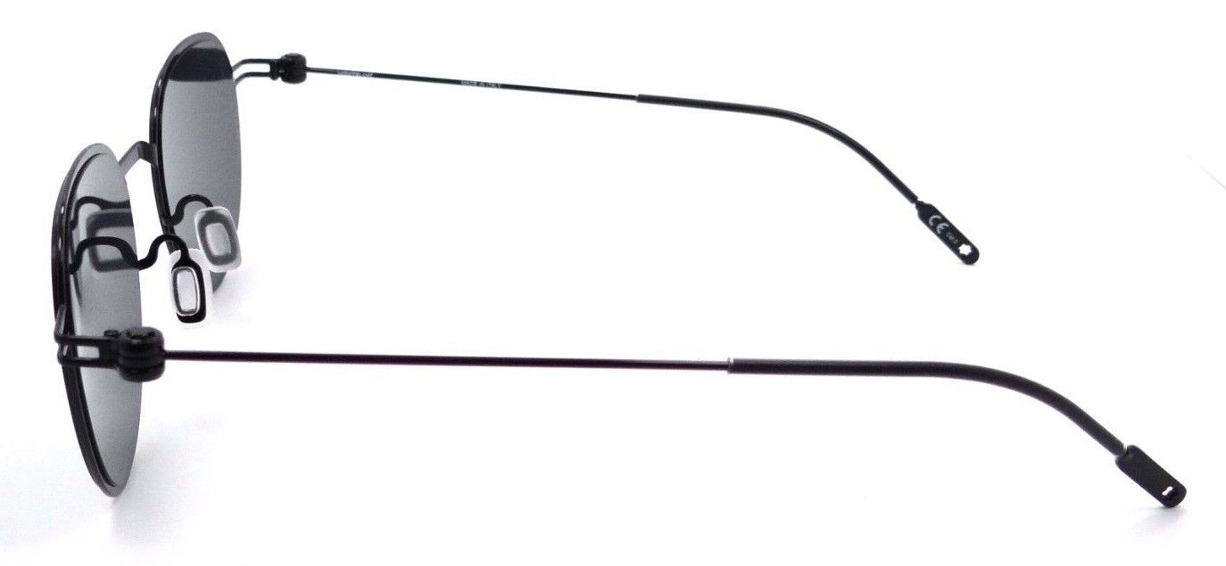 Montblanc Sunglasses MB0002S 001 48-21-145 Black / Grey Made in Italy-889652209005-classypw.com-3