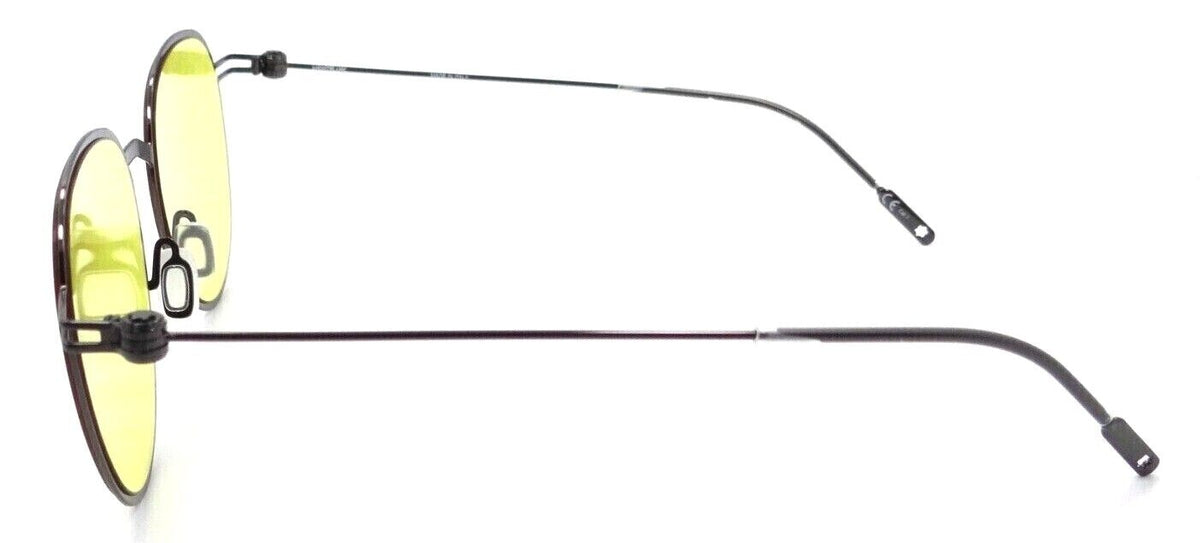 Montblanc Sunglasses MB0002SA 004 54-17-150 Ruthenium / Yellow Made in Italy-889652208862-classypw.com-3