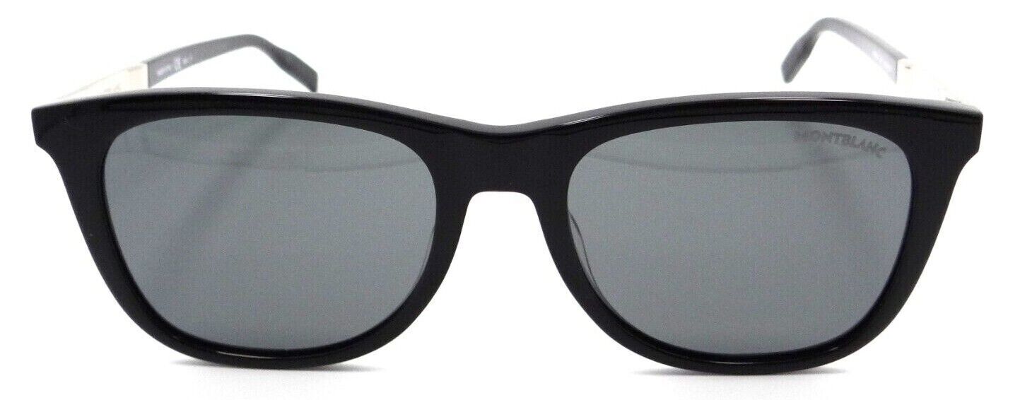 Montblanc Sunglasses MB0017S 005 53-19-150 Black / Grey Polarized Made in Italy-889652212326-classypw.com-1