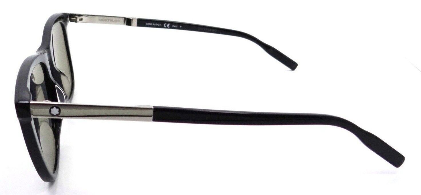 Montblanc Sunglasses MB0017S 005 53-19-150 Black / Grey Polarized Made in Italy-889652212326-classypw.com-3