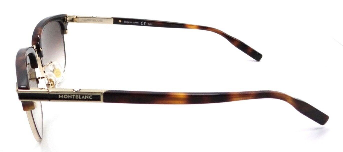 Montblanc Sunglasses MB0040S 002 53-18-145 Havana - Gold / Brown Gradient Japan-889652210544-classypw.com-3