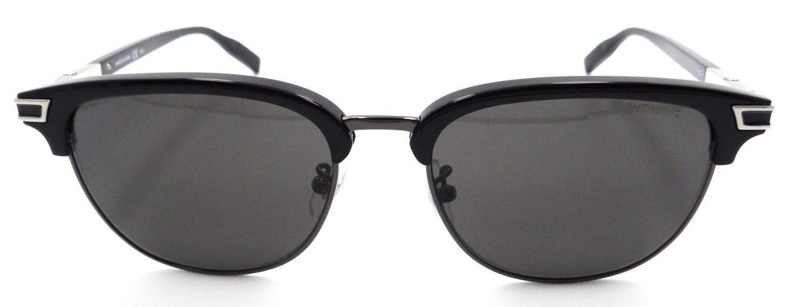 Montblanc Sunglasses MB0040S 005 56-18-150 Black - Silver / Grey Made in Japan-889652229355-classypw.com-1