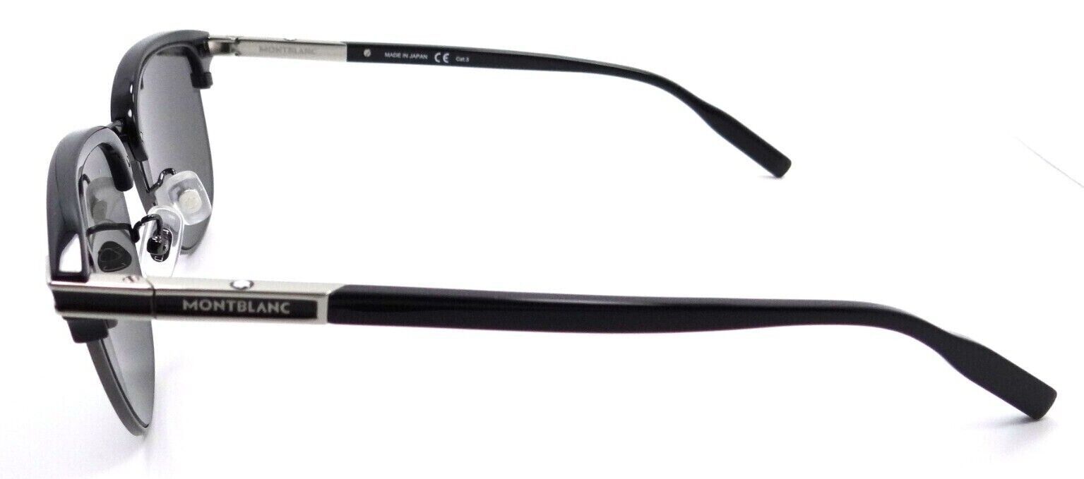 Montblanc Sunglasses MB0040S 005 56-18-150 Black - Silver / Grey Made in Japan-889652229355-classypw.com-3