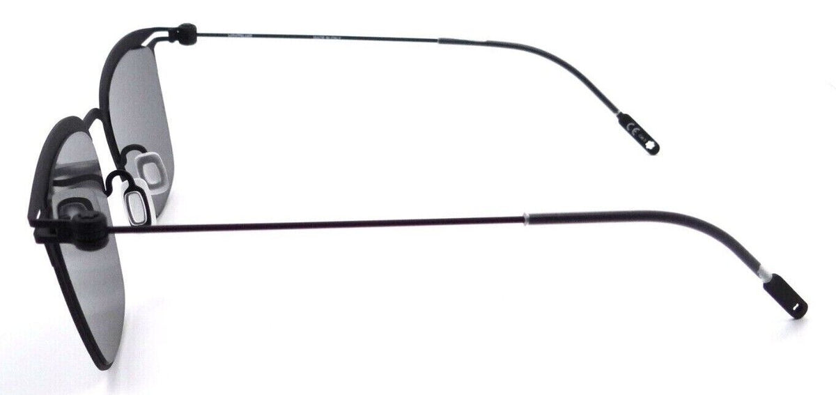 Montblanc Sunglasses MB0080S 001 51-19-145 Black / Grey Made in Italy-889652280219-classypw.com-3