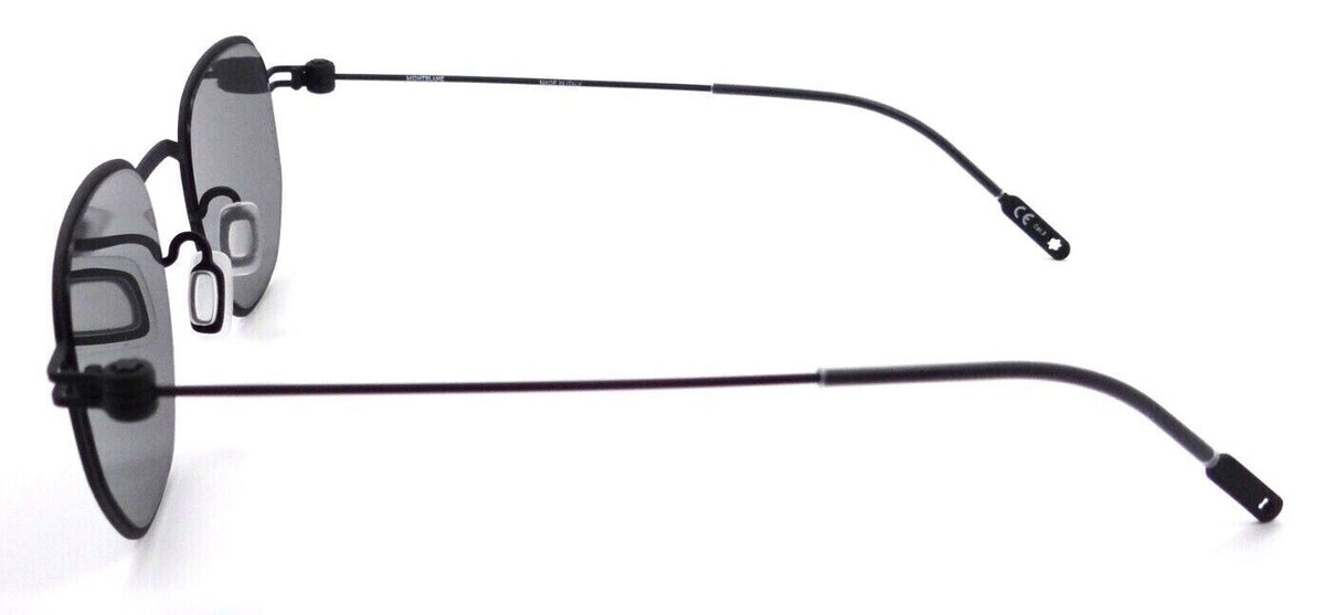 Montblanc Sunglasses MB0081S 001 48-22-145 Black / Grey Made in Italy-889652279312-classypw.com-3