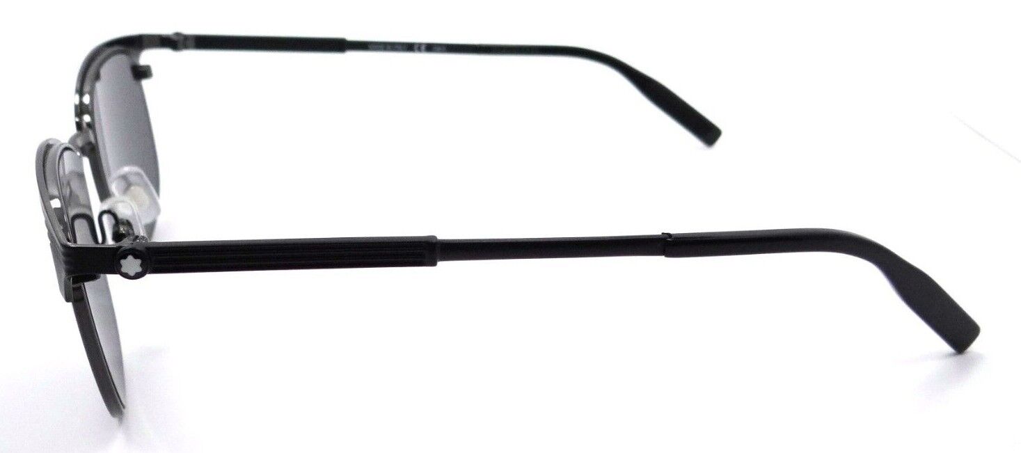 Montblanc Sunglasses MB0092S 001 51-19-145 Black / Grey Made in Italy-889652279435-classypw.com-3