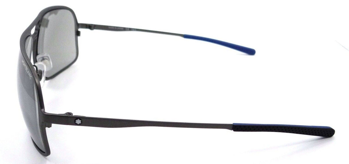 Montblanc Sunglasses MB0104S 002 62-15-125 Ruthenium / Silver Made in Japan-889652280400-classypw.com-3