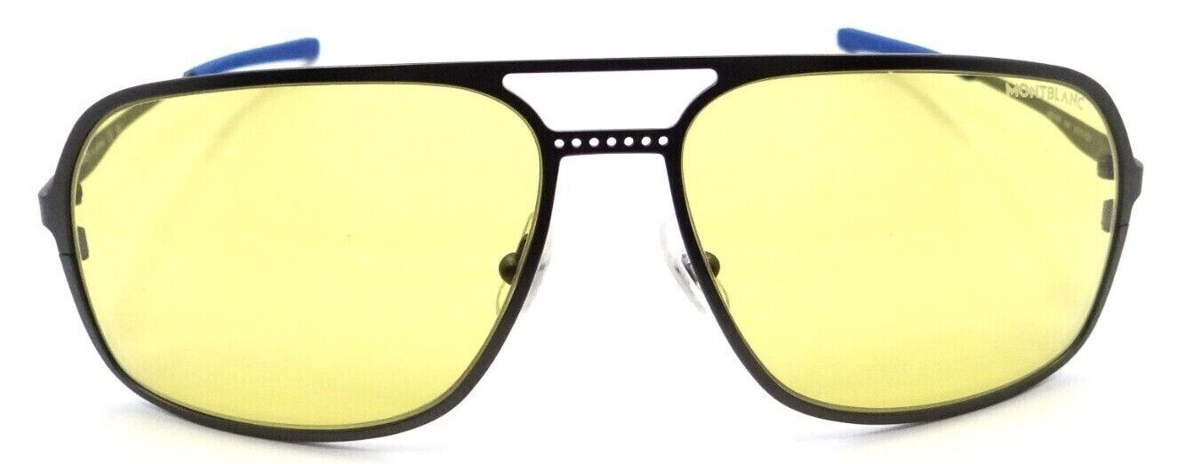 Montblanc Sunglasses MB0104S 004 62-15-125 Ruthenium / Yellow Made in Japan-889652282503-classypw.com-2