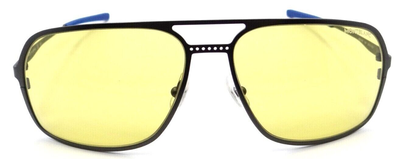 Montblanc Sunglasses MB0104S 004 62-15-125 Ruthenium / Yellow Made in Japan-889652282503-classypw.com-1