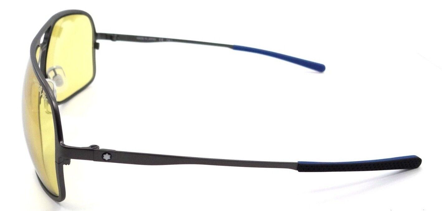 Montblanc Sunglasses MB0104S 004 62-15-125 Ruthenium / Yellow Made in Japan-889652282503-classypw.com-3