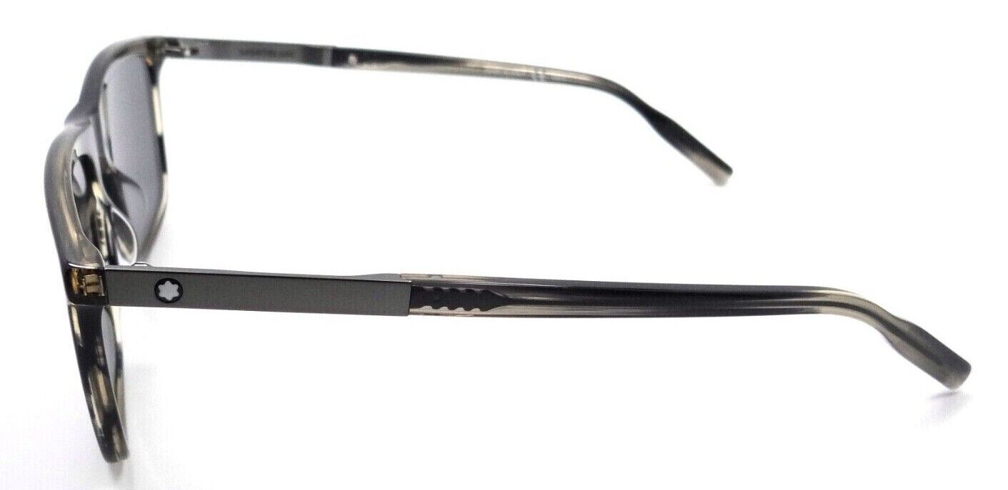 Montblanc Sunglasses MB0116S 004 58-17-150 Grey - Ruthenium / Grey Made in Italy-889652306506-classypw.com-3