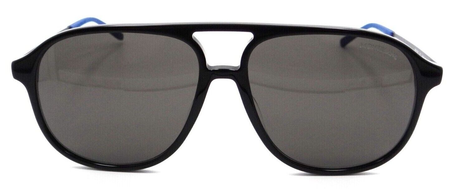 Montblanc Sunglasses MB0118S 001 59-15-145 Black / Grey Made in Italy-889652305318-classypw.com-2