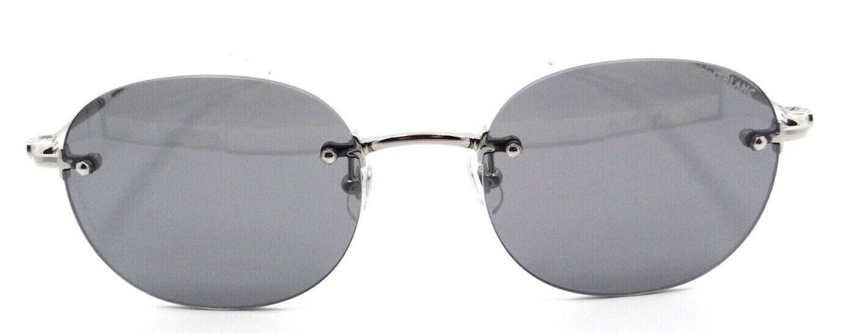Montblanc Sunglasses MB0126S 010 54-21-145 Silver / Grey Made in Japan-889652309668-classypw.com-2