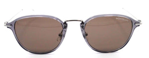 Montblanc Sunglasses MB0155S 004 51-21-145 Grey - Silver / Brown Made in Italy