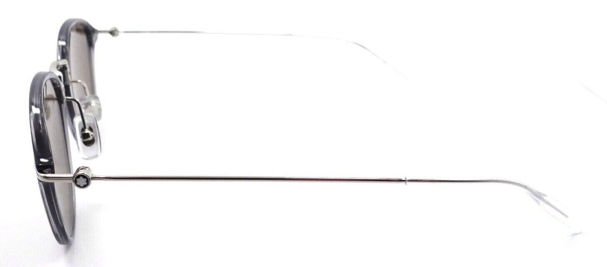 Montblanc Sunglasses MB0155S 004 51-21-145 Grey - Silver / Brown Made in Italy-889652322551-classypw.com-3