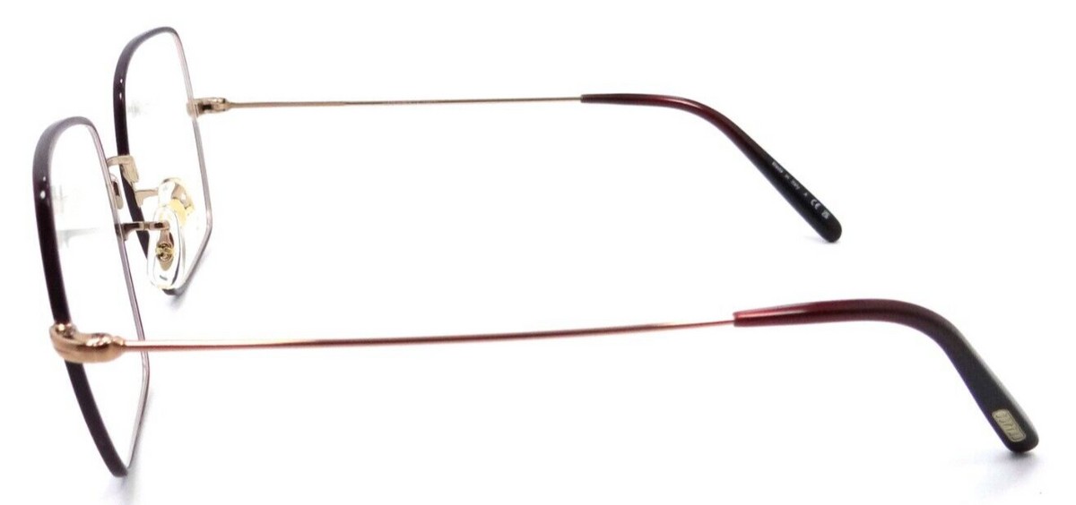 Oliver Peoples Eyeglasses Frames OV 1279 5037 54-17-145 Justyna Ro Gold/Burgundy-827934449817-classypw.com-3