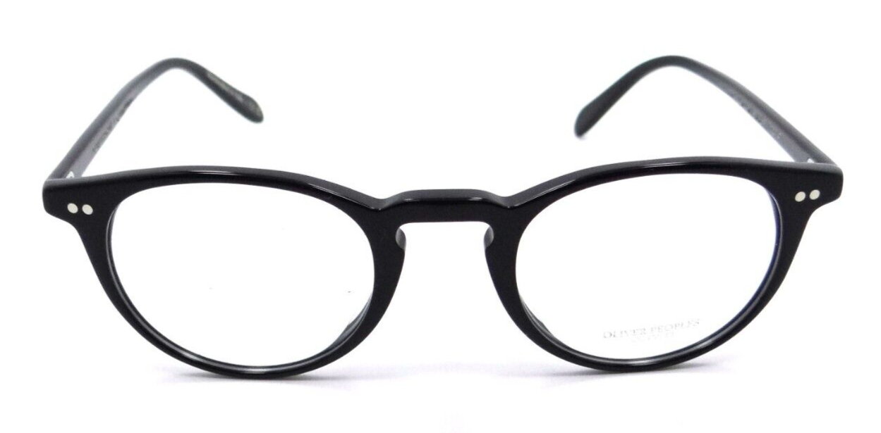 Oliver Peoples Eyeglasses Frames OV 5004 1005 43-20-140 Riley-R Black Small Face-827934383166-classypw.com-2