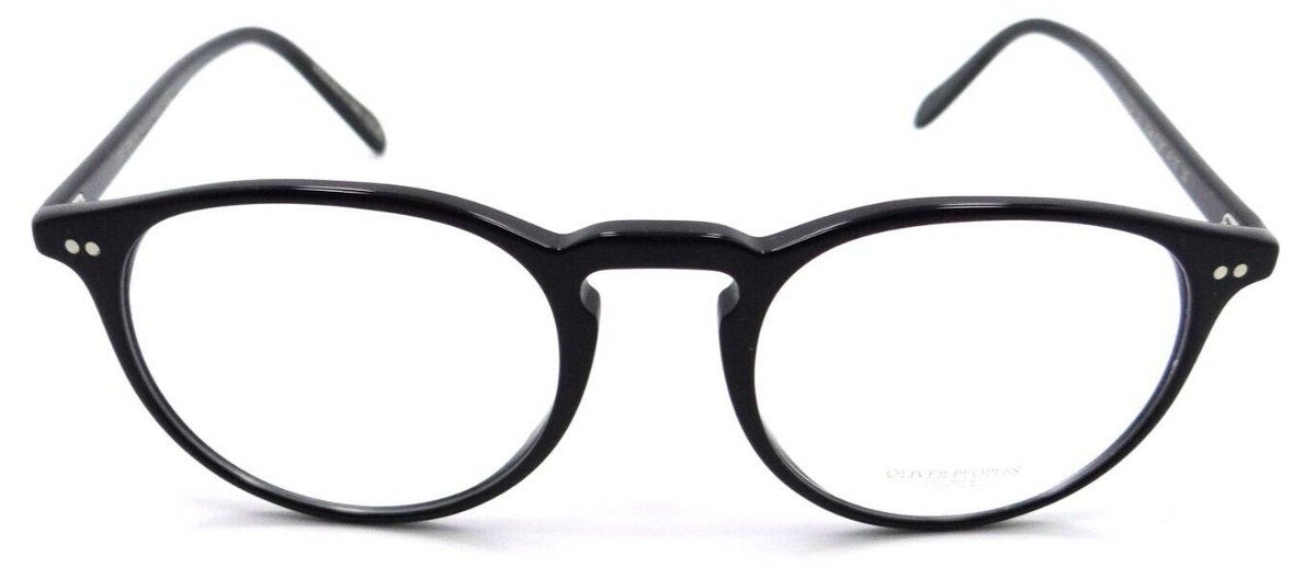 Oliver Peoples Eyeglasses Frames OV 5004 1005 49-20-150 Riley-R Black Italy-827934467163-classypw.com-2