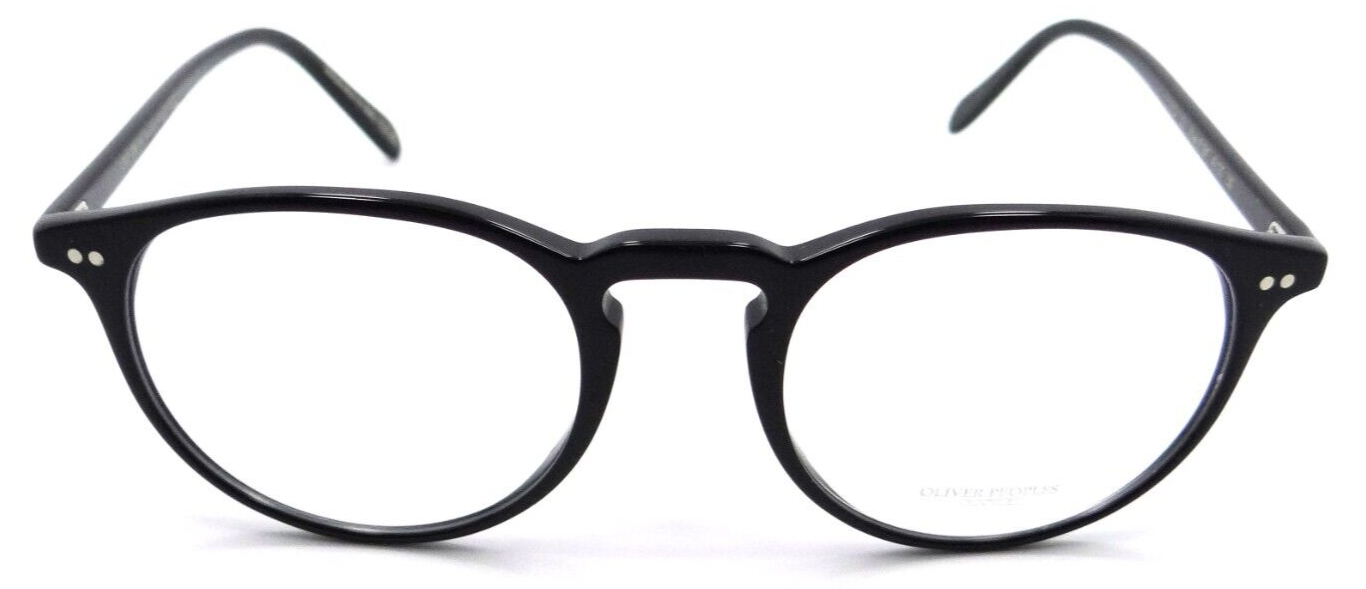 Oliver Peoples Eyeglasses Frames OV 5004 1005 49-20-150 Riley-R Black Italy-827934467163-classypw.com-2